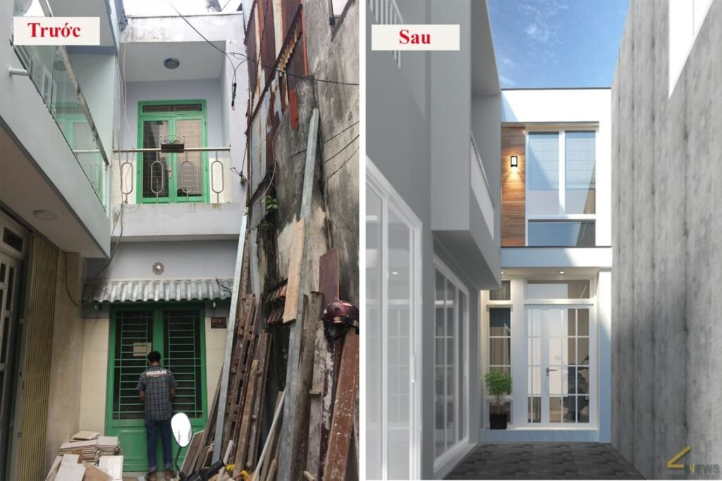 Cải tạo nhà trong hẻm
