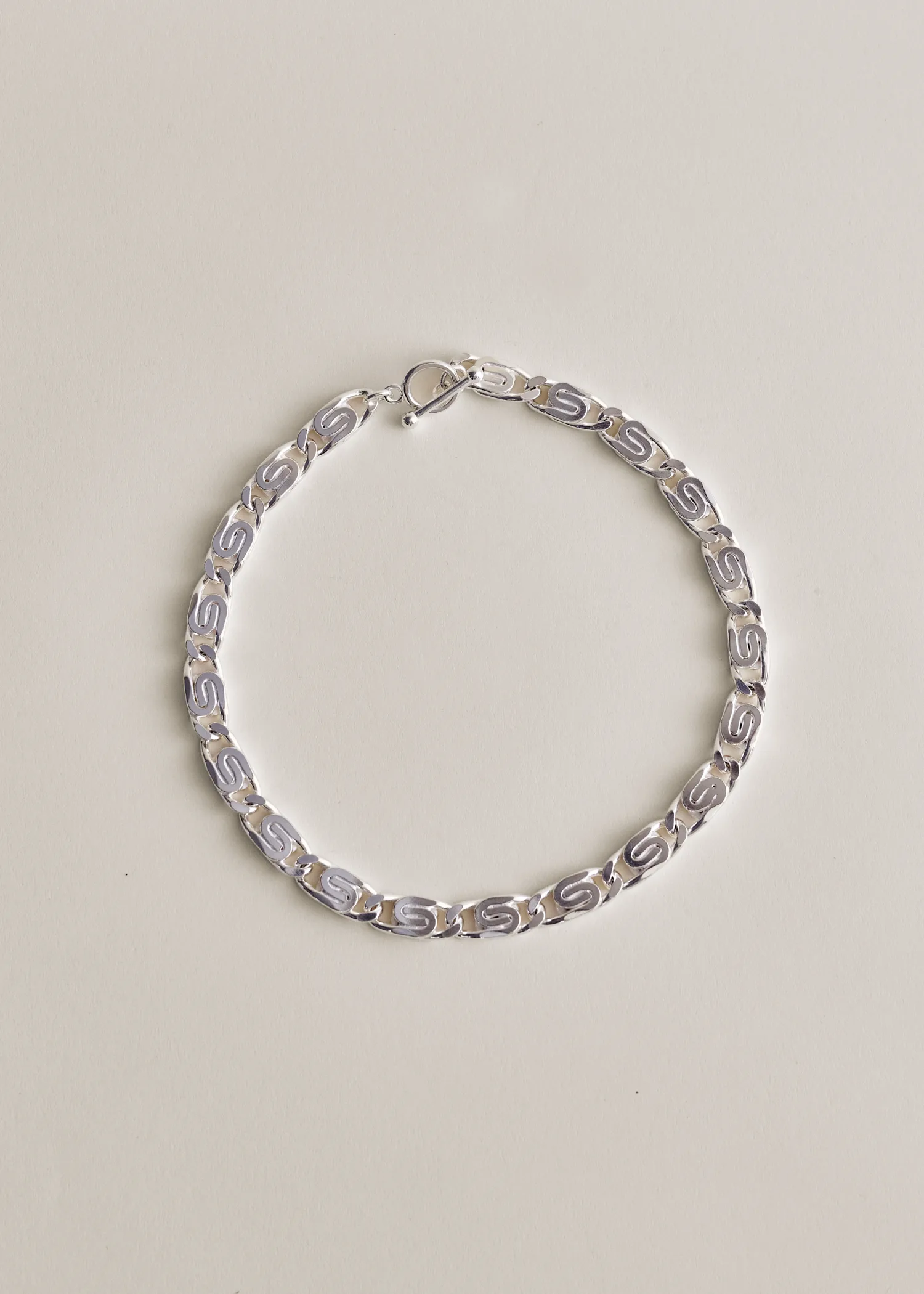 Vortex Thick Necklace - Silver