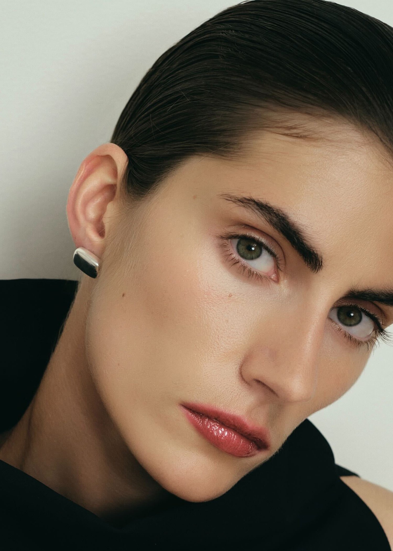 Pillow Earrings - Silver